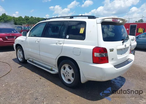 2005 Toyota Highlander Limited V6 z USA, uszkodzony, nr VIN JTEDP21A050046141